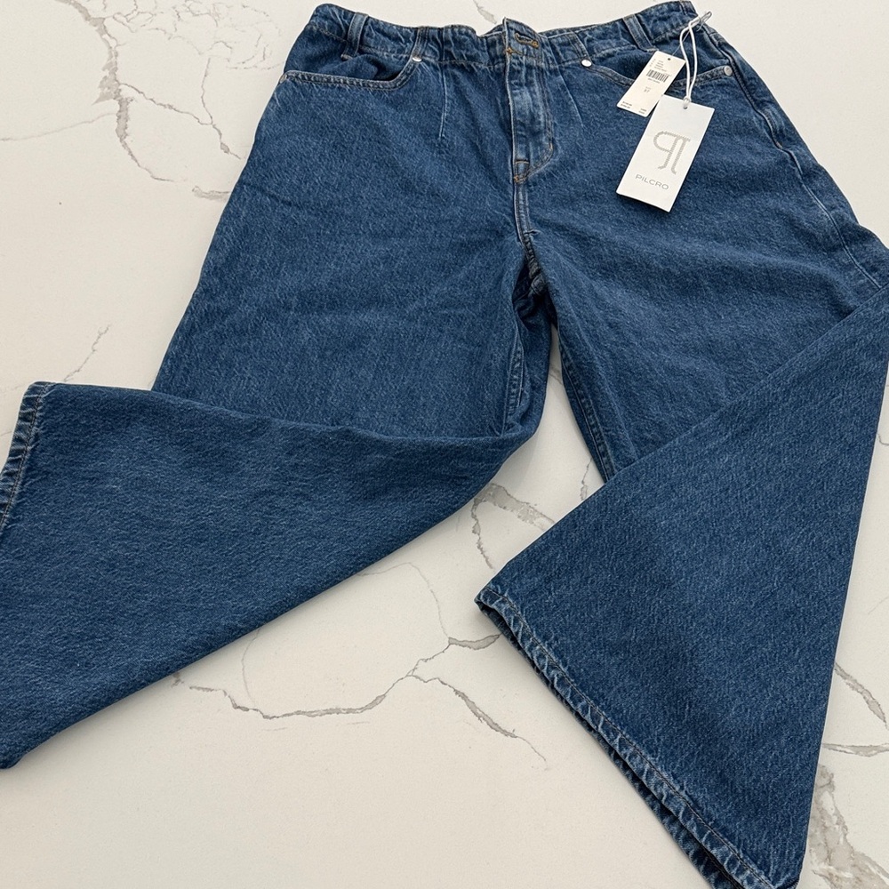 🔥FINAL•DEAL🔥 NWT Pilcro Dark Blue Flare Jeans